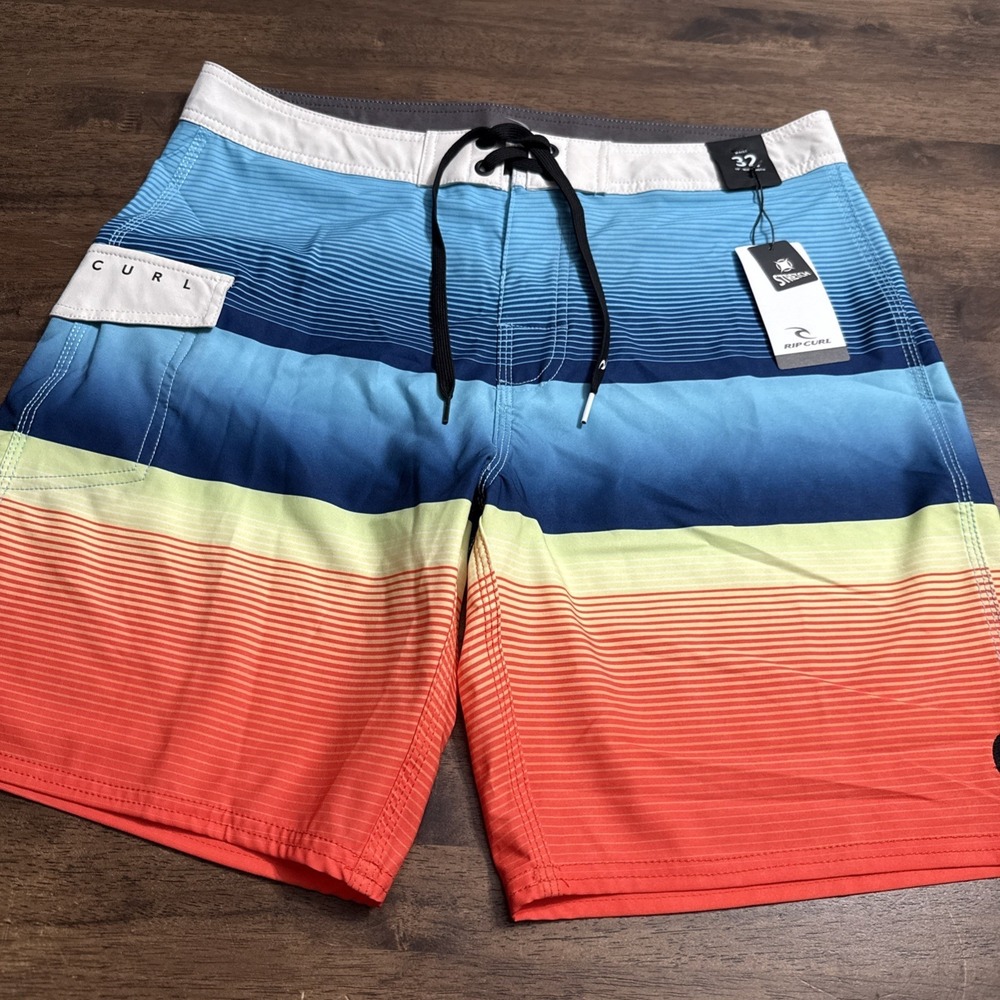 NEW Mens Rip Curl Boardshorts Surf Shorts Mirage Setters Size 32 NWT 19"